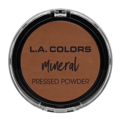 L.A. COLORS Mineral Pressed Powder, Ebony CMP384