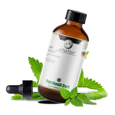 uh*Roh*Muh Premium 4 oz Dark Patchouli Essential Oil | Home Essentials, Intense Sweet Aroma Aromatherapy Bliss | Essential Oils for Diffusers Aromatherapy | Sustainably Sourced from Indonesia