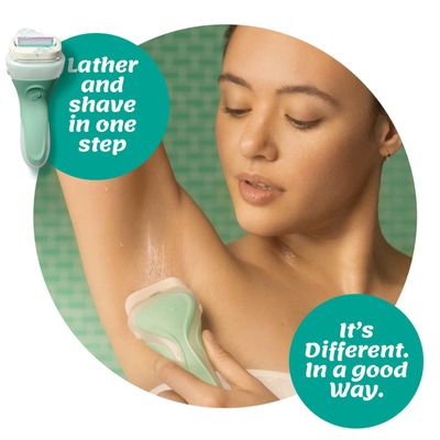 Schick Intuition Razors for Women with Sensitive Skin | 1 Razor &amp; 4 Intuition Razor Blades Refill with Organic Aloe