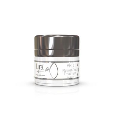 Lira Clinical PRO Retinal-Plus Treatment - Retinol Cream with Hyaluronic Acid, Salicylic Acid &amp; Vitamin C - Helps Reduces Fine Lines &amp; Wrinkles - All Skin Types - 1 fl oz
