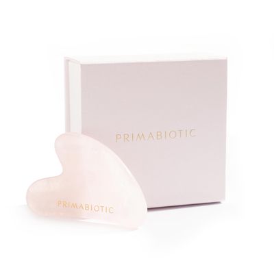 PRIMABIOTIC Gua Sha Stone - Facial Massage Tool for Wrinkles - Rose Quartz Guasha - Skin Care - Beauty Products - Massage Tool for Skin Care - Anti-Aging