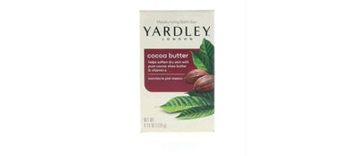 Yardley Moisturizing Bar Cocoa Butter 4.0 oz (Pack of 4)