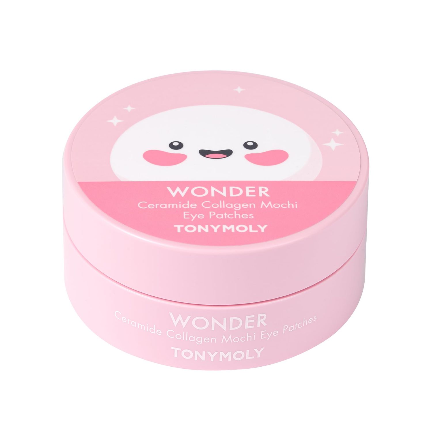 TONYMOLY Wonder Ceramide Collagen Mochi Hydrogel Eye Patches, Restores Skin Barrier &amp; Reduces Dark Circles, 84 g. (30 Pairs)