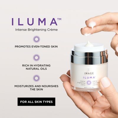 IMAGE Skincare, ILUMA Intense Brightening Crme, Facial Night Cream with Vitamin C to Minimize Appearance of Dark Spots and Discoloration, 1.7 oz