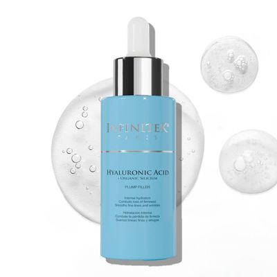 Infinitek Paris Skin Care Organic Facial Hyaluronic Acid Serum - 1 Fl Oz, Hydrating Face Serum - Premium Anti-Aging Moisturizer Hyaluronic Acid Serum with Organic Silicon for Radiant Skin