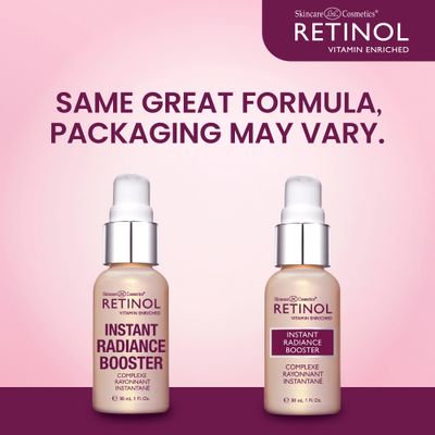 Retinol Instant Radiance Booster - The Original Retinol Glow Primer - A Burst of Anti-Aging Hydration Adds Luminosity & Skin-Smoothing Benefits of Vitamin A - Peptides Improve Firmness & Tone