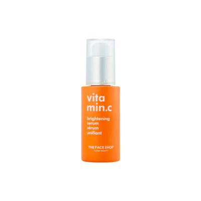 The Face Shop Vitamin C Skin Brightening Serum - Brighten Complexion, Fade Dark Spots, Improve Dull &amp; Uneven Skin Tone - Vitamin C Face Serum, Hyaluronic Acid, Niacinamide Serum - Korean Skin Care