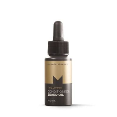 Michael Strahan Conditioning Beard Oil Mens Grooming and Skincare for Dry, Sensitive Skin | Moisturizing, Smoothing, Soothing Beard Softener with Argan, Jojoba, Tea Tree Oil | 1 Fl. Oz
