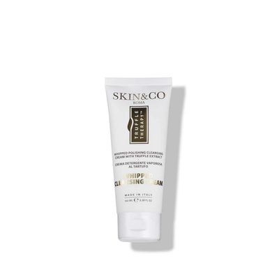 SKIN&amp;CO Truffle Therapy Whipped Cleansing Cream, Whipped Polishing Cleansing Cream with Truffle Extract, Vegan, BPA Free, GMO Free, Gluten Free, Paraben Free, Organic Farming