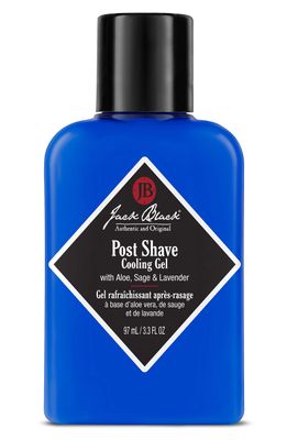 Jack Black Post Shave Cooling Gel, 3.3 Fl. Oz - Clear After Shave Gel for Men, Mens Aftershave Gel, Natural Ingredient Razor Burn &amp; Skincare