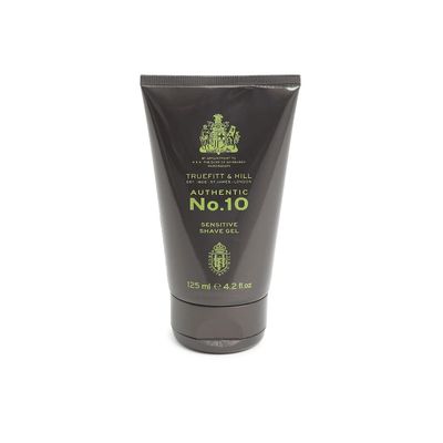 Truefitt &amp; Hill Sensitive Shave Gel - No. 10 - Traditional Formula to Reduce Redness, and Swelling, Soothes and Calms Irritated Skin and Razor Burn for a Gentle Cooling Shave - 4.2 oz.