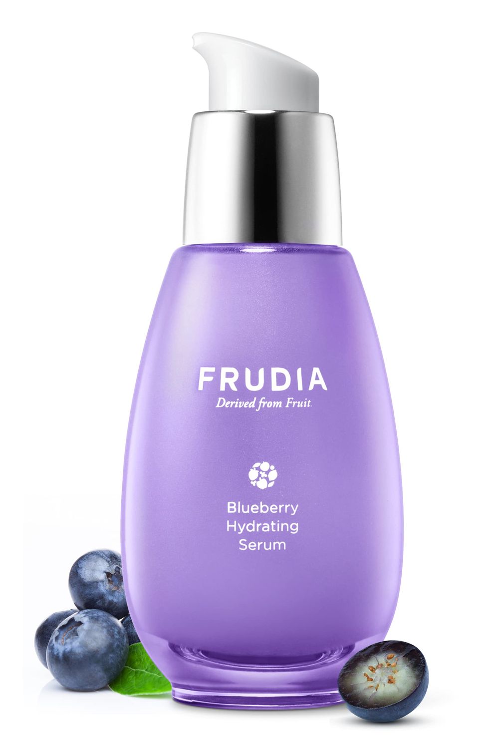 WELCOS FRUDIA Blueberry Hydrating Serum | Moisturizing Serum for Face w/Blueberry Extract, Vegan Panthenol, WS BS Care EX | Korean Skin Care Serum Day and Night Moisturizer for Face (1.69 fl oz)