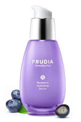 WELCOS FRUDIA Blueberry Hydrating Serum | Moisturizing Serum for Face w/Blueberry Extract, Vegan Panthenol, WS BS Care EX | Korean Skin Care Serum Day and Night Moisturizer for Face (1.69 fl oz)