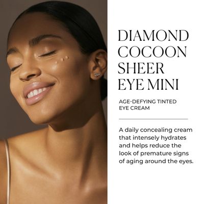 Natura Biss Diamond Cocoon Sheer Eye | Anti-Aging Tinted Eye Cream | Rejuvenates, Hydrates &amp; Conceals, 0.3 Oz