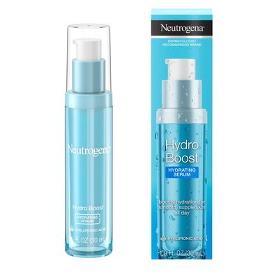 Neutrogena Hydro Boost Hydrating Hyaluronic Acid Serum, Oil-Free and Non-Comedogenic Face Serum Formula for Glowing Complexion, Oil-Free &amp; Non-Comedogenic, 1 fl. oz
