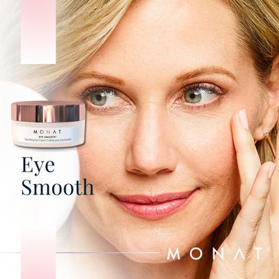 MONAT Eye Smooth - Rejuvenating &amp; Hydrating Eye Cream with Plant Stem Cells and Plant Derived Squalane, 0.5 Fl Oz