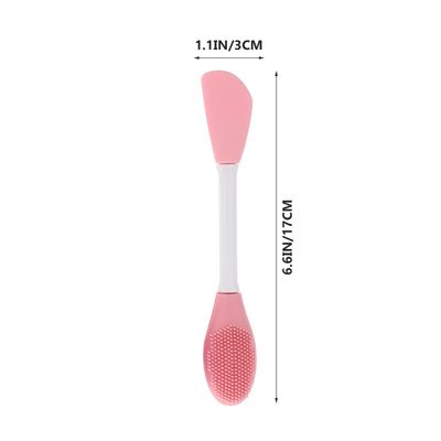 MAGICLULU 4pcs Silicone Facial Mask Applicator Body Butter Applicator Tools Double Ended Silicone Face Mask Brush for Mask