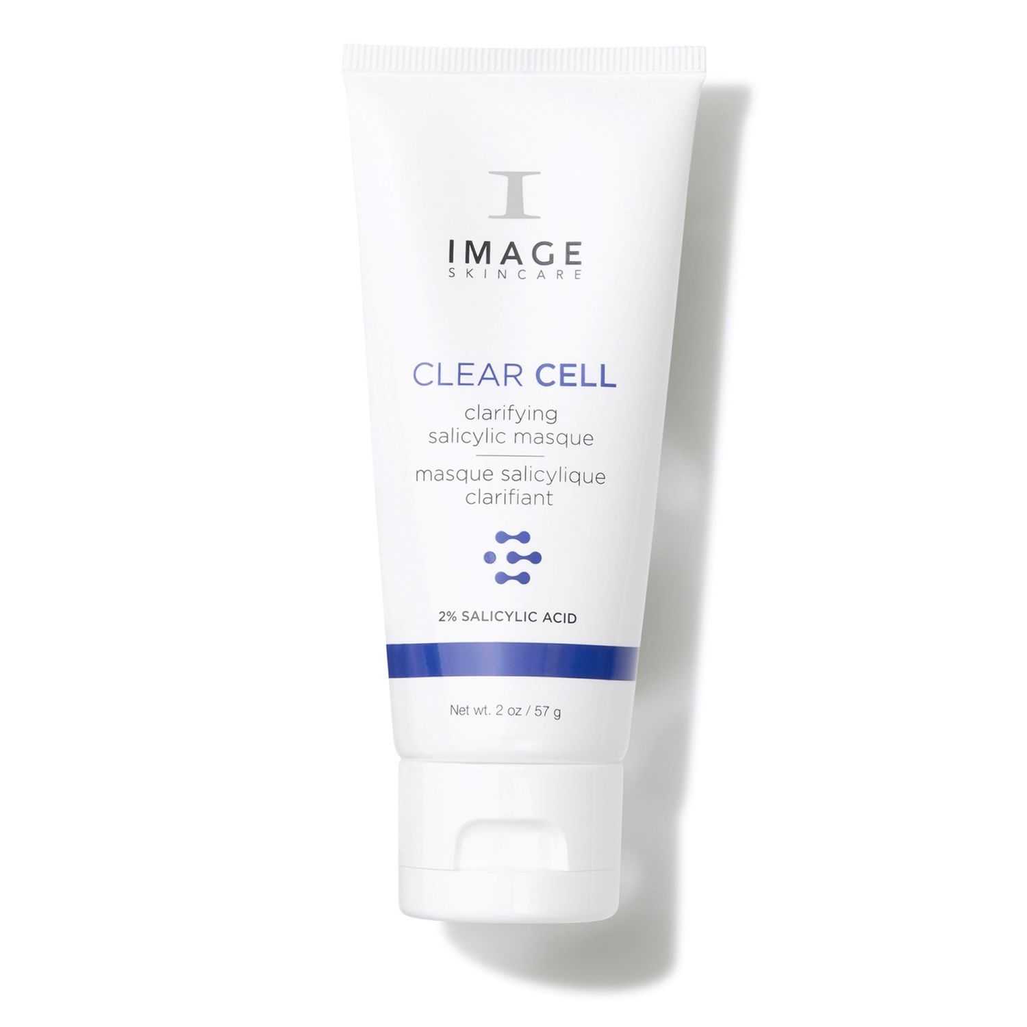 IMAGE Skincare, CLEAR CELL Clarifying Salicylic Masque, Exfoliating Kaolin Clay Facial Mask with Mattifying Effect, Targets Acne Prone Skin, 2oz