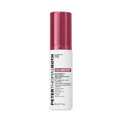 Peter Thomas Roth | Even Smoother Glycolic Retinol Resurfacing Serum | Glycolic Acid Serum with Retinol for Uneven Texture and Tone, 1 fl. oz.