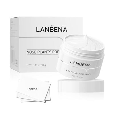 LANBENA Blackhead Remover - Peel Off Mask for Nose &amp; Face, Blackhead Removal Kit 1.05oz