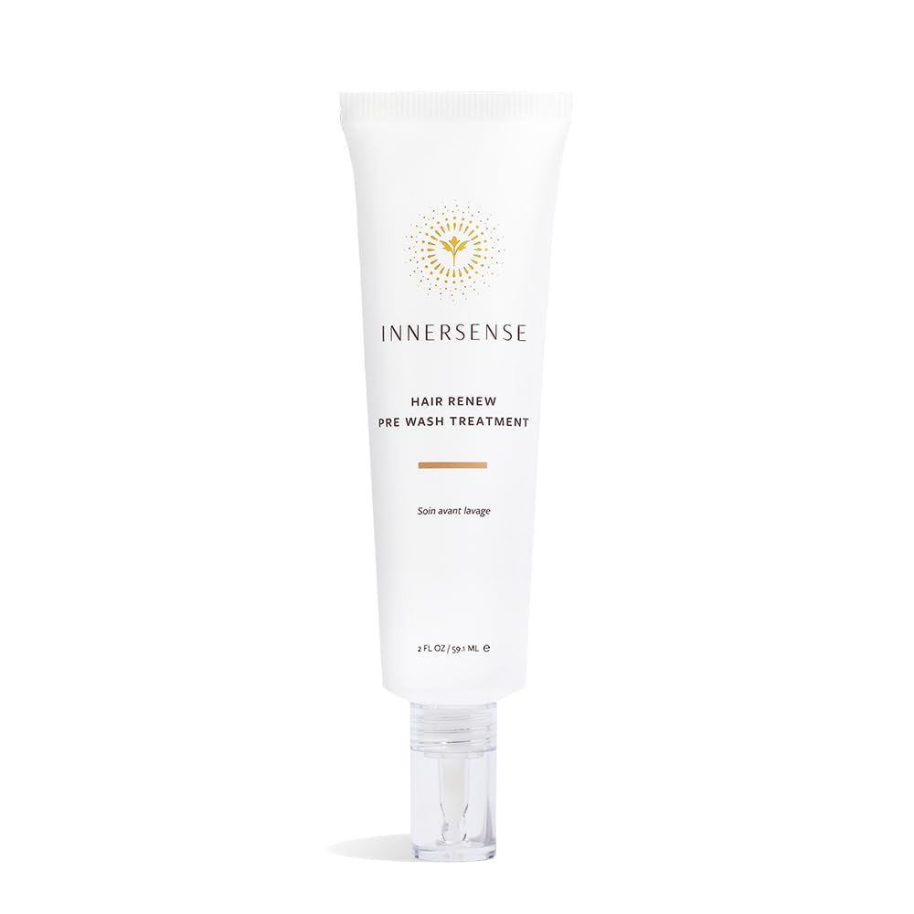 Innersense Organic Beauty - Natural Hair Renew Pre-Wash Treatment | Clean Scalp Care For Optimal Hair Growth (2 fl oz | 59.1 ml)