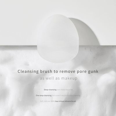 LAGOM Cellup Facial Cleansing Brush Medical-Grade Biocompatible Soft Silicone Pore Bristle Irritation-Free Deep Cleaning Gentle Face Wash Massage for Sensitive Dry Oily All Skin