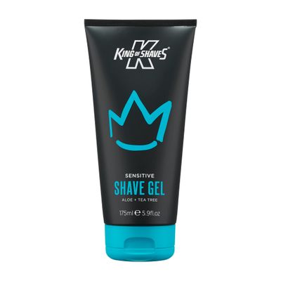 King of Shaves Sensitve Shaving Gel, Low Foam for a Refreshing and Precise Shave 175ml