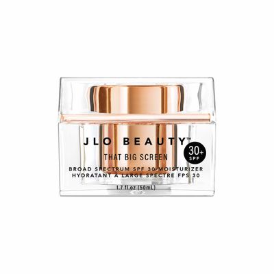 JLO BEAUTY That Big Screen Broad Spectrum SPF 30 Moisturizer | Hydrates, Protects, Luminizes, Soothes For Smooth, Dewy &amp; Glowing Skin | 1.7 Fl Oz
