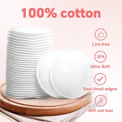 ICOTLE Premium Cotton Rounds for Face, 100% Cotton, Lint-Free, Dual-Sided Design for Cleansing, Skincare and Nail Polish Removal, 210 Count