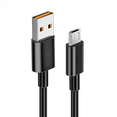 USB Micro Charging Cord 6.6ft Fit for Simplehuman Mirror 5&quot; 8&quot; Round Lighted Makeup Mirror - Black