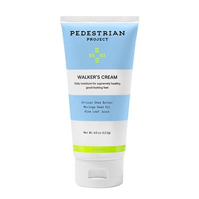 Pedestrian Project Walkers Foot Cream - Deeply Hydrates, Softens Calluses and Smooths Skin with Soothing Shea Butter, Moringa Seed Oil and Aloe Leaf - Vegan, Cruelty Free, 4 oz