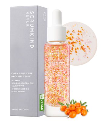 Vitamin C Serum Korean Face Skincare - Brightning for Dark Spots Pore Refining - Discoloration Correcting - Sea Buckthorn Oil, 40,000 ppm - Fine Lines and wrinkles