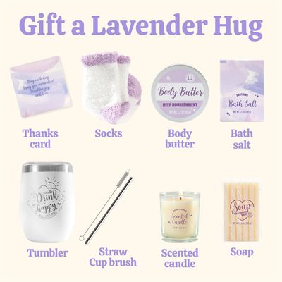 Self Care Gifts for Women BODY &amp; EARTH Womens Christmas Gifts, Self Care Gifts, Birthday Gifts for Women 6pcs Self Care Gift Basket, Spa Gifts for Women, Christmas Gifts for Women 2024