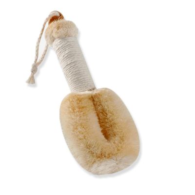 Touch Me All Natural Spa Sisal Dry Skin Brush - Premium Quality- 9&quot; Length