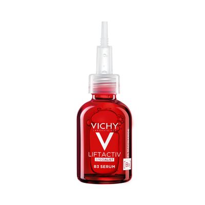 Vichy LiftActiv B3 Serum 5% Niacinamide + Glycolic Acid + Tranexamic Acid + Peptides, Fades Dark Spots &amp; Smooths Wrinkles In 8 Weeks, Discoloration Correcting Serum, Alcohol Free