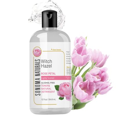 Sonoma Naturals Rose Water for Face with Alcohol-Free Toner &amp; Natural Astringent for Face, Toner for Dry Skin | Hydrating and Deep Cleansing Rose Water Toner, Agua de Rosas, 12 fl oz (354.9 ml)