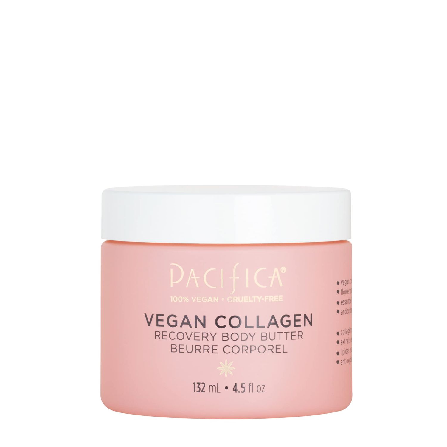 Pacifica Body Butter - Vegan Collagen Body Lotion - Full Body Cream for Women, Body Care, Skin Care Body Lotion - Jasmine Vanilla Scent - Moisturizing for Skin Elasticity Vegan &amp; Dermatologist Tested