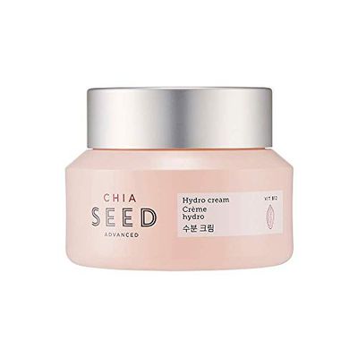 The Face Shop Chia Seed Advanced Hydro Cream | Concentrated Gel Type Hydrating Cream with Instant Cooling Effect | Formulated for Intense, Upgraded &amp; Hydrating Care, 1.76 Fl Oz