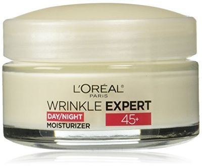 L&#39;Oreal Paris Wrinkle Expert 45+ Anti-Aging Face Moisturizer with Retino-Peptide, Non-Greasy, Suitable for Sensitive Skin, 1.7 fl. Oz