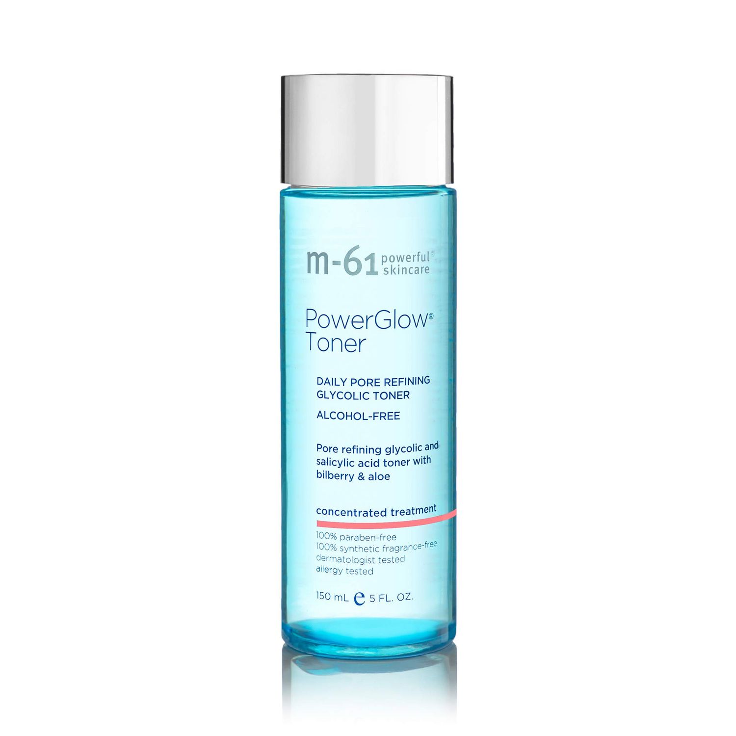 M-61 PowerGlow Toner - Daily Pore Refining glycolic and salicylic Acid Toner with Bilberry &amp; Aloe.