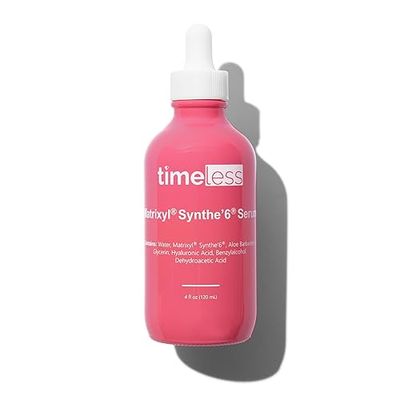 Timeless Skin Care Matrixyl Synthe6 Serum - Face Serum for Skin Care - Matrixyl Serum with Hyaluronic Acid for Skin Hydration - Personal Care Skin Serum - 4 oz