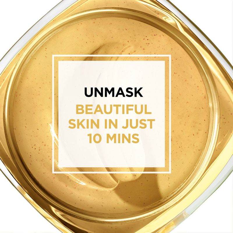 L'Oreal Paris Skincare Pure Clay Face Mask with Yuzu Lemon for Rough Skin to Clarify &amp; Smooth, Clay Mask, at home face mask, 1.7 oz.