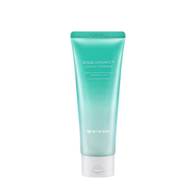 MIZON Cicaluronic Low pH Cleanser with Centella Asiatica Hyaluronic Acid BHA Sebum Care Blemish Care Dead Skin Cell Removal Korean Skincare (120ml/4.05fl oz)
