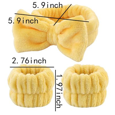 Skincare Wristbands and Headbands for Washing Face Spa Headband for Washing Face for Women Girls Makeup Headband for Washing Face for Girls Women Wrist Towels for Washing Face and Headband