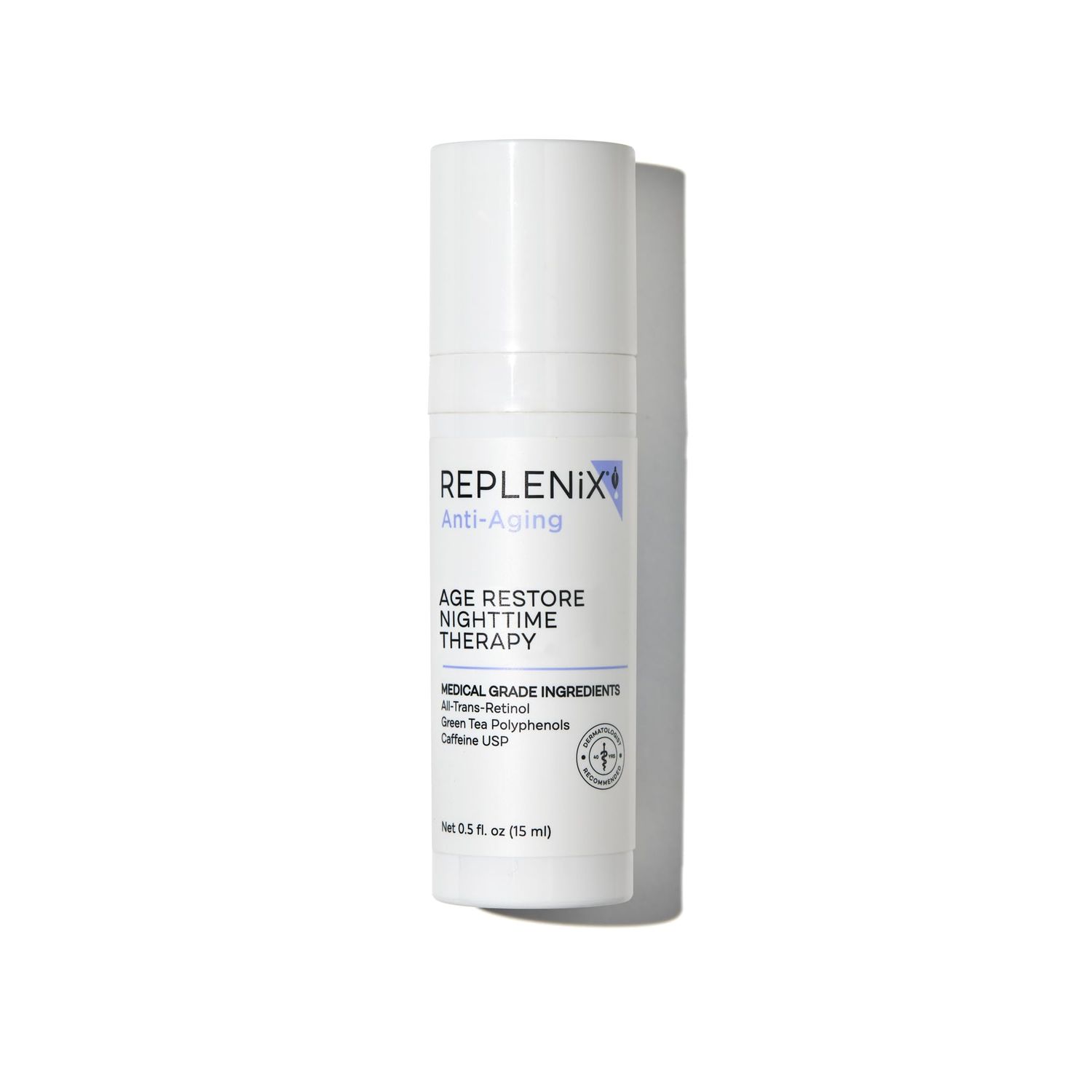 Replenix Age Restore Nighttime Therapy Face Cream, Anti-Aging Medical-Grade Facial Moisturizer for Mature &amp; Dry Skin (0.5 fl oz)