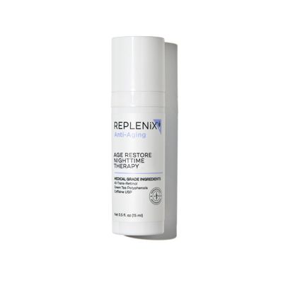 Replenix Age Restore Nighttime Therapy Face Cream, Anti-Aging Medical-Grade Facial Moisturizer for Mature &amp; Dry Skin (0.5 fl oz)