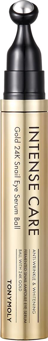 TONYMOLY Intense Care 24K Gold Snail Eye Serum | Anti-Aging, Brightening, For Puffiness and Wrinkles, 20ml