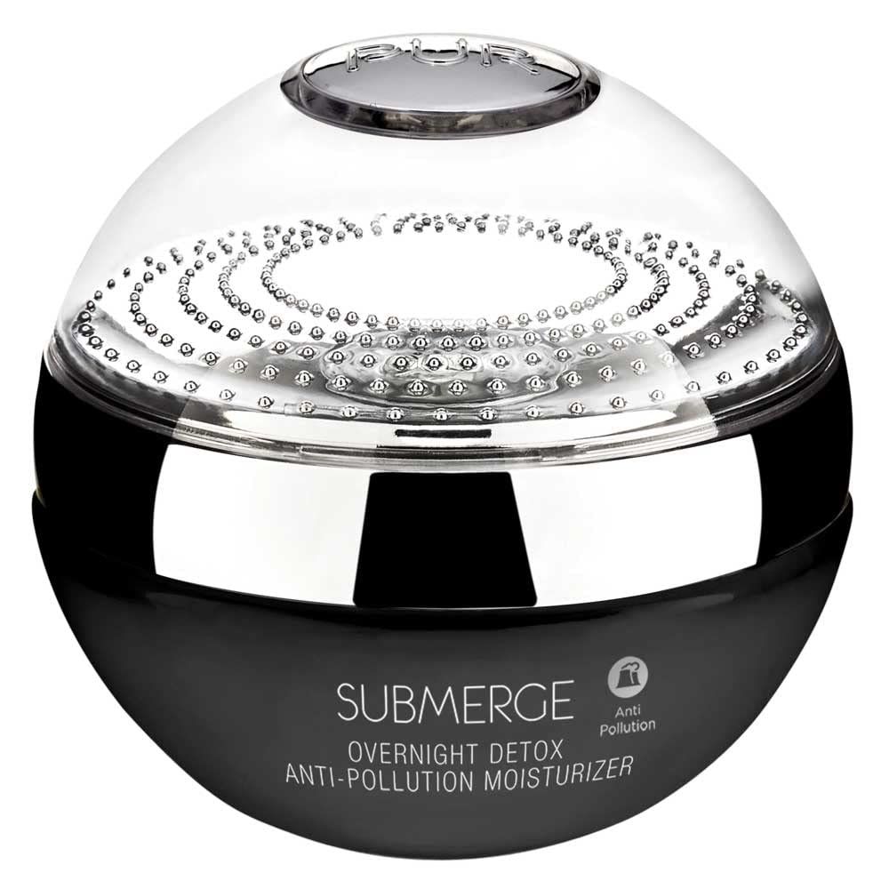 PR Beauty Submerge Overnight Detox Anti-Pollution Moisturizer, Helps Restore Skin&#39;s Hydration, Helps Smooth Appearance of Blemishes, Charcoal, Aloe &amp; Green Tea, Cruelty Free