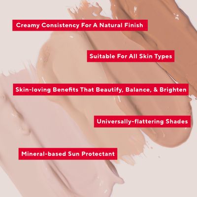Mirabella Defense CC Creme Full Coverage Foundation with SPF 20, CC Cream Foundation with Sunscreen &amp; Hyaluronic Acid, Oil Control with Salicylic Acid - Medium