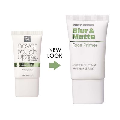 Ruby Kisses Matte Face Primer Blur & Matte Makeup Base Primer for Face, Face Primer for Oily Skin, Pore Minimizer, Shine Control, Natural Matte Finish, Fills in Pores and Fine Lines